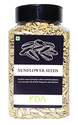 KDA Raw Sunflower Seeds | Unsalted | Ready to Eat | Superfood, 400g