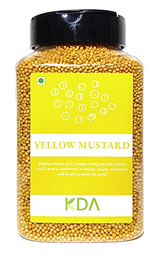 KDA Yellow Mustard Seeds (Peeli Sarson), 500g