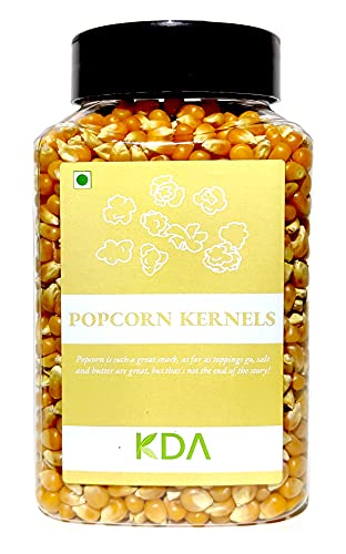 KDA Popcorn Kernels | Popping Corn | Unsalted | Superfood, 600g