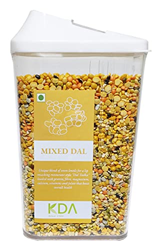 KDA Mixed Dal (7-in-1) | Super Healthy | Handpicked & Unpolished | Free Easy Flow Container, 750g