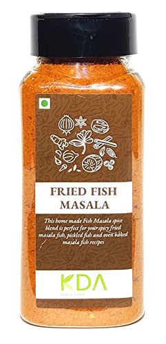 KDA Fried Fish Masala | Fish Fry Masala | Fish Curry Masala | Fry or Roast | Authentic Spice Mix, 150g