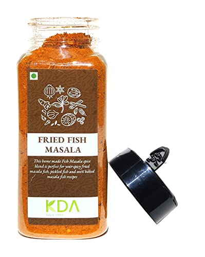 KDA Fried Fish Masala | Fish Fry Masala | Fish Curry Masala | Fry or Roast | Authentic Spice Mix, 150g