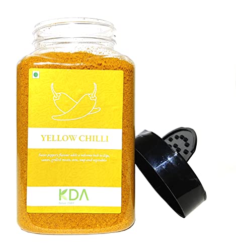 KDA Yellow Chilli Powder | Yellow Pepper (Peeli Mirch), 300g