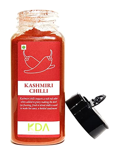 KDA Red Kashmiri Chilli Powder (Lal Kashmiri Mirch), 125g