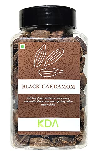 KDA Black Cardamom (Badi Elaichi), 200g