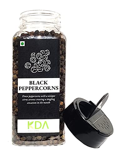 KDA Black Peppercorns | Whole Black Pepper (Kali Mirch)