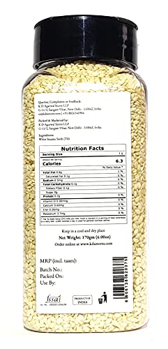 KDA White Sesame Seeds (Safed Til), 170g