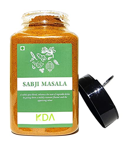 KDA Sabji Masala | Bhaji Masala | Vegetable Masala | Indian Favorite | Authentic Spice Mix, 300g