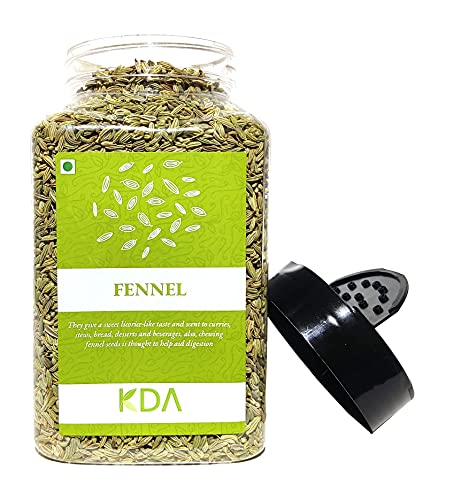 KDA Fennel Seeds (Moti Saunf), 300g