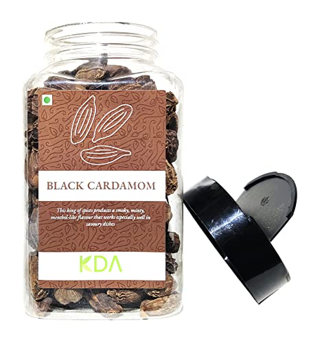 KDA Black Cardamom (Badi Elaichi), 200g