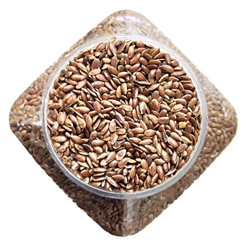 KDA Roasted Flax Seeds (Alsi) | Salted | Ready to Eat | Superfood, 400g