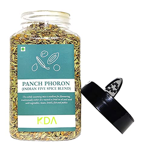 KDA Panch Phoron (Panch Phoran) | Indian Five Spice Blend | East India Favorite | Bengali Masala | Authentic Spice Mix, 350g