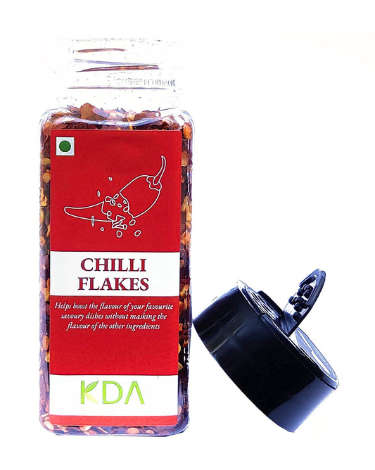 KDA Dried Red Chilli Flakes, 50g