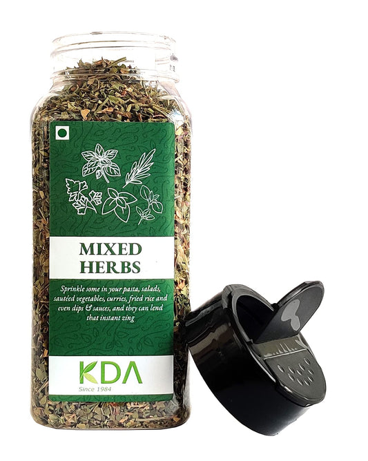 KDA Mixed Herbs | Exotic Blend of Oregano, Rosemary, Marjoram, Basil, Thyme, Parsley & Sage, 50g